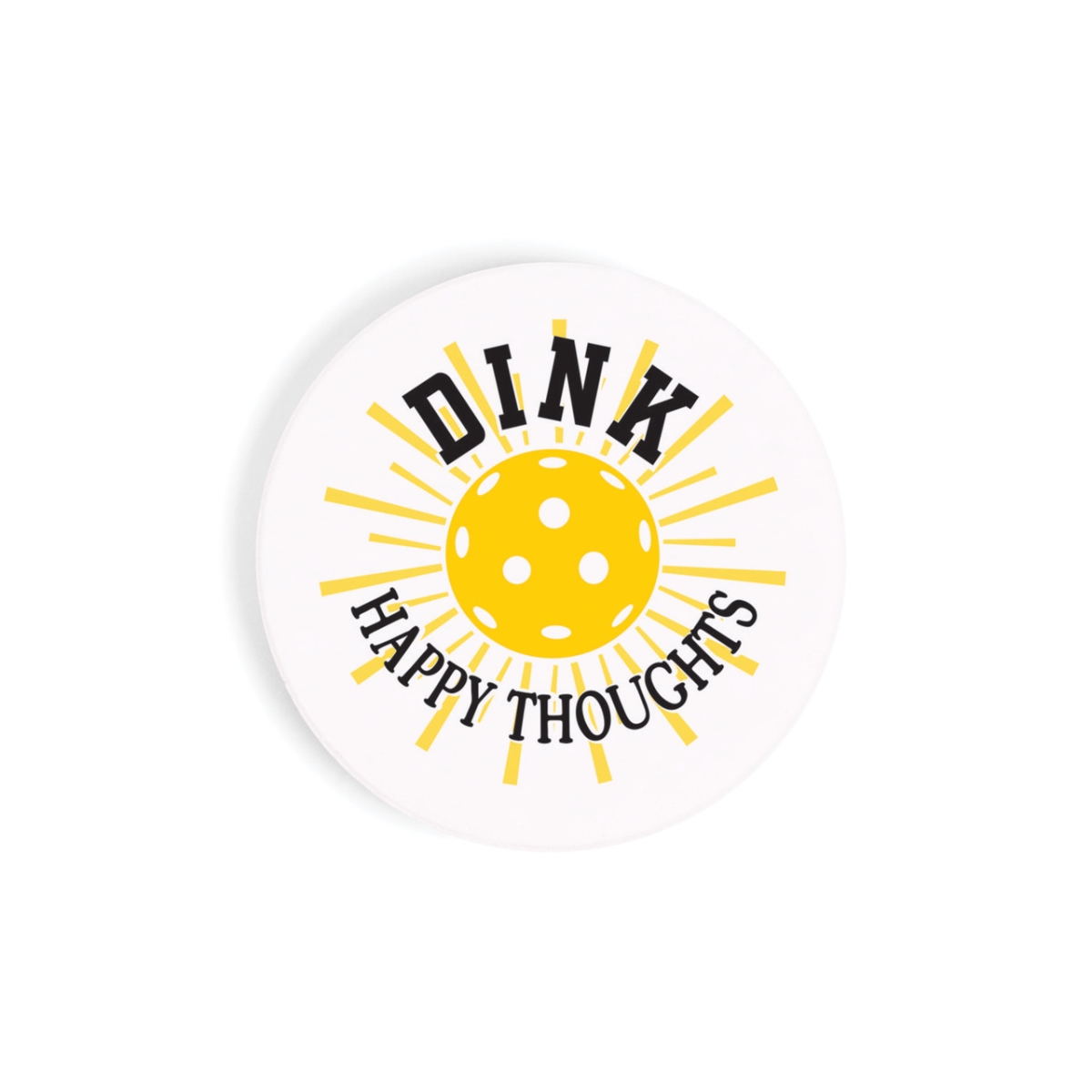 Picture of Christian Brands CSTS1037 2.75 in. Dink Happy Thoughts Car Coaster