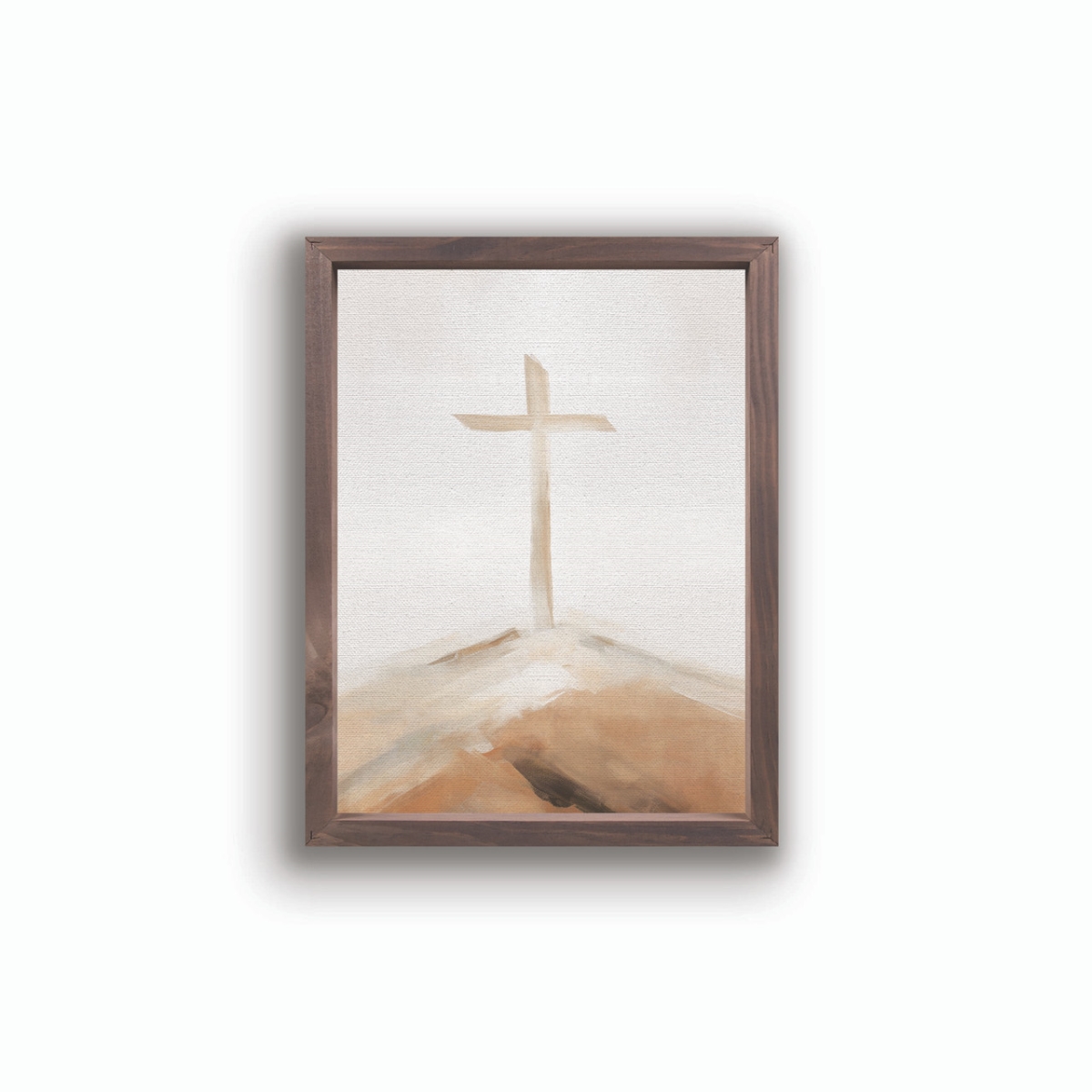 VFR0742 12.75 x 16.75 in. Cross Framed Art