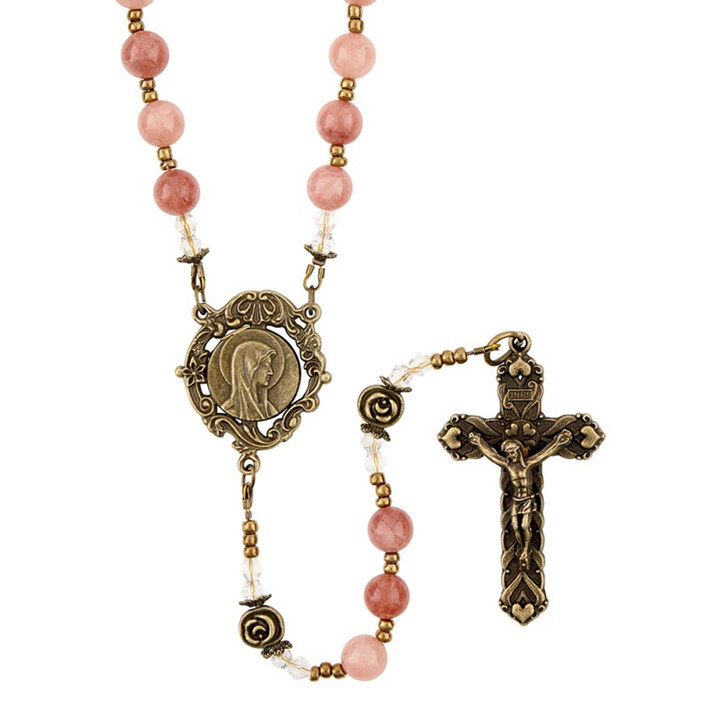 R2132 Red Muscovite Healing Waters Rosary