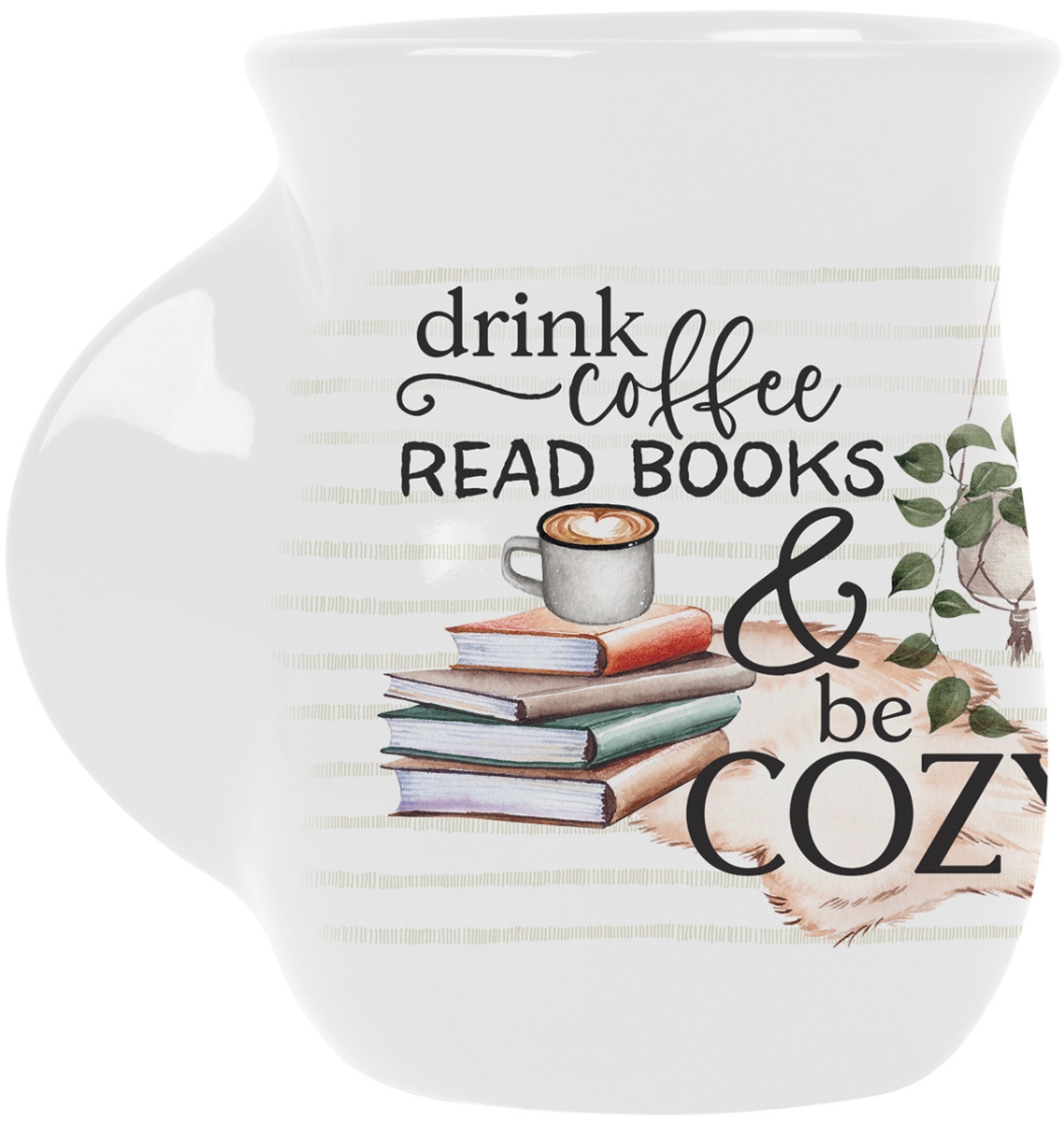 Picture of Christian Brands MUG0118 5 x 5 in. Drink Coffee Read Books Handwarmer Mug