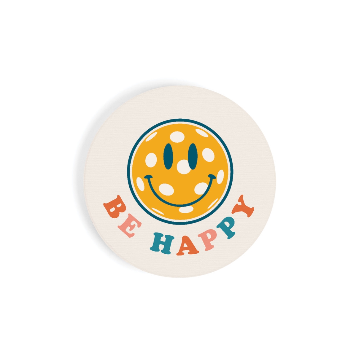 Picture of Christian Brands CST0775 2.75 in. Be Happy Ceramic Car Coaster