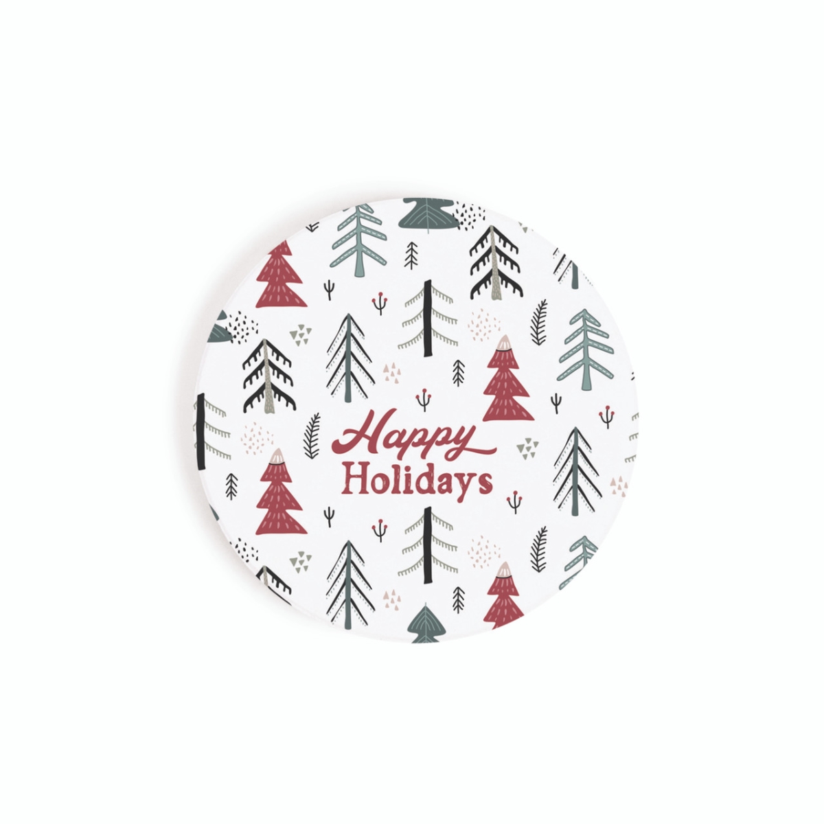 Picture of Christian Brands CST0806 2.75 in. Happy Ceramic Car Coaster