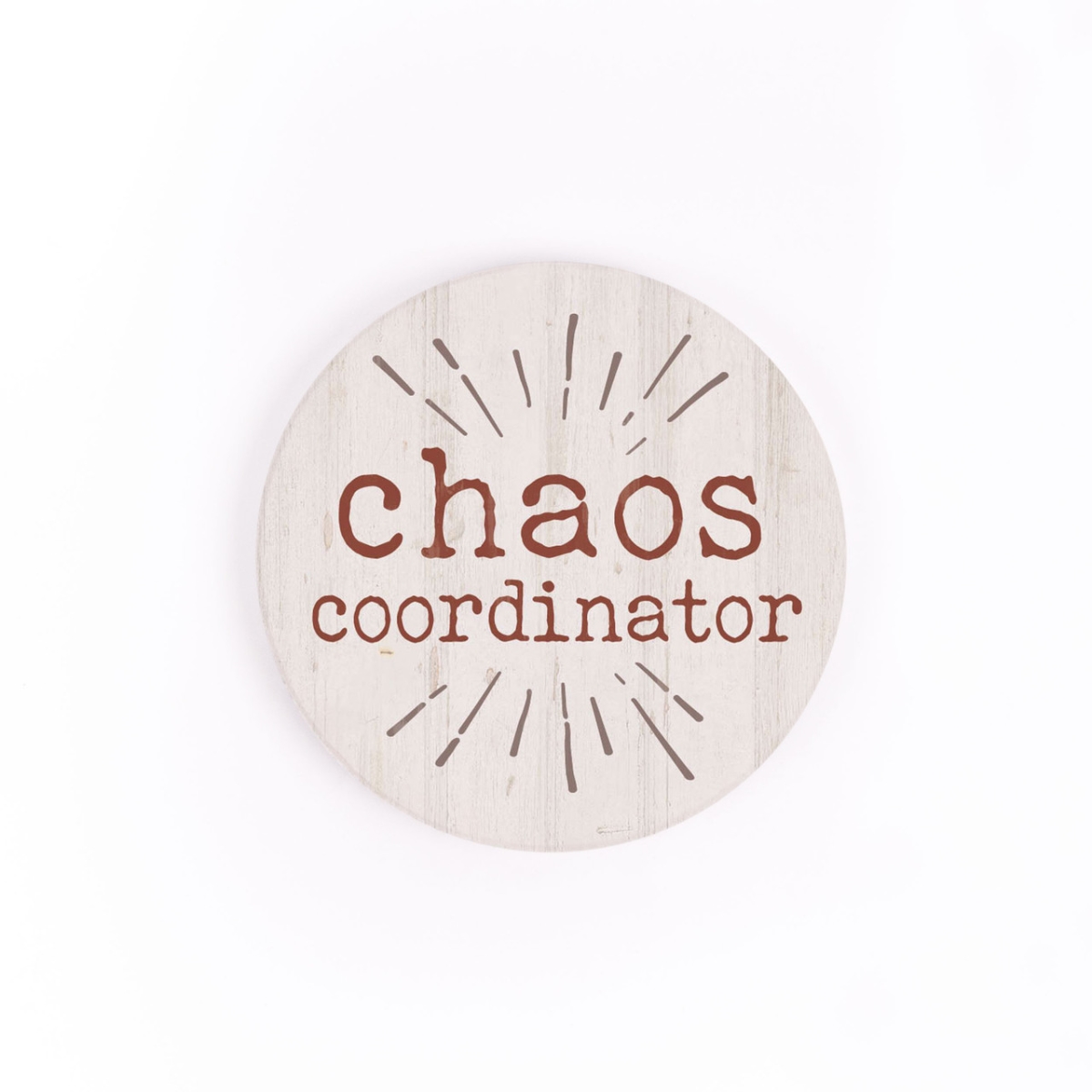 Picture of Christian Brands CST0227 2.75 in. Chaos Ceramic Car Coaster