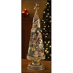 Picture of CB Catholic RC815 Nativity Christmas Tree Figurine