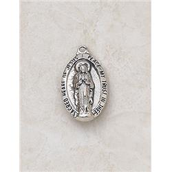 SS8546 Scapular Medal with 18 in. Chain - Small - Oval