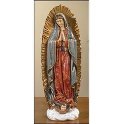TC021 Toscana-9 in. Our Lady Guadalupe Statue