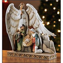 TC616 8 in. Nativity Angel Figurine