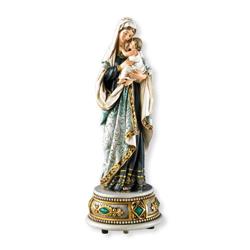 VC838 8.5 in. Madonna & Child Musical Figurine