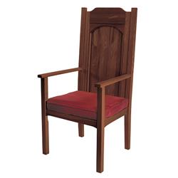 Church Supply YC986 Abbey Celebrant Chair - Walnut