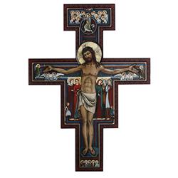 MS 31 in. San Damiano Crucifix Statue