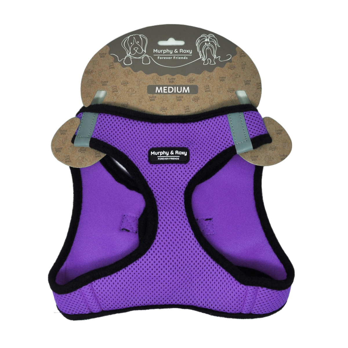 Picture of Murphy & Roxy MRZAHP7364 Mesh Vest Harness&#44; Purple - Medium