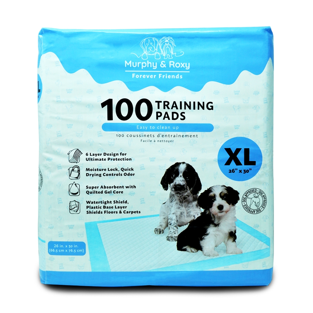 Picture of Murphy & Roxy MR6822 Murphy & Roxy Unscented Training pads 100 Pack XL (26 X 30&apos;)