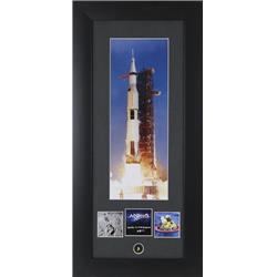Picture of Century Concept CC2004 Apollo II Saturn V 50th Anniversary with Authentic Kapton Foil Piece Photo Frame