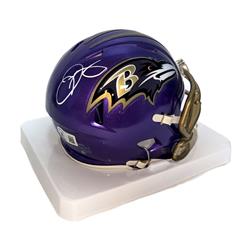 Odell Beckham Jr Signed Baltimore Ravens Flash Mini Speed Helmet BAS