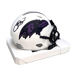 Odell Beckham Jr. Baltimore Ravens Autographed Riddell Speed Mini Helmet