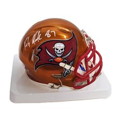 AMHTBBF-GRONKOWSKI-PSA Rob Gronkowski Autographed Tampa Bay Bucs Flash Mini Helmet - PSA