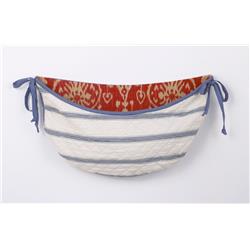 Picture of Cotton Tale SKTB Sidekick Toybag&#44; blue and cream stripe