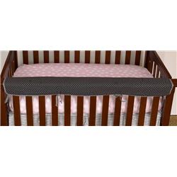 Poppy Front Crib Rail Cover Up Set
