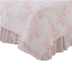 Picture of Cotton Tale Designs HGQBS Heaven Sent Girl Queen Bed Skirt