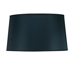 ST37 14 x 16 x 9 in. Hardback Tapered Drum Lamp Shade, Black Opaque & Gold Foil