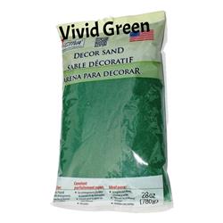 Picture of Decor Sand 4276 Activa 28 oz Bag of Decorative Sand, Vivid Green