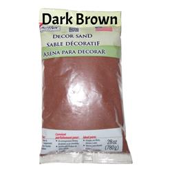 Picture of Decor Sand 4278 Activa 28 oz Bag of Decorative Sand, Dark Brown