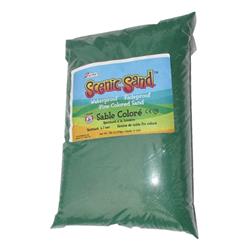 Picture of Scenic Sand 4562 Activa 5 lbs Bag of Colored Sand, Forest Green