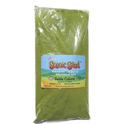 Picture of Scenic Sand 24557 5 lbs Activa Bag of Light Green Colored Sand
