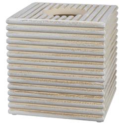 Creative Bath Products Pressed Leaves Collection Tissue Holder, Multi