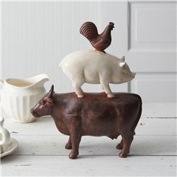 Picture of CTW Home 680598 11 x 4 x 13 in. Stacked Animals Ranch Figurine