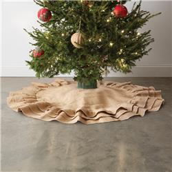 Picture of CTW Home 510594 Plaid & Tassels Christmas Tree Skirt
