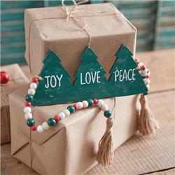 Picture of CTW Home 440265 Joy Love Peace Decorative Wood Beads