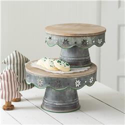 Picture of CTW Home 770536 Christmas Dessert Stands - Set of 2