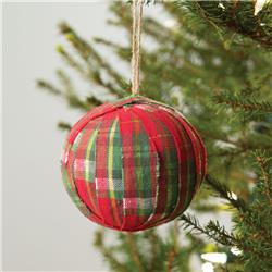 Picture of CTW Home 780301 Aspen Plaid Fabric Ornament