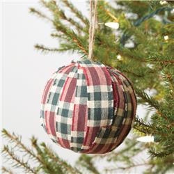 Picture of CTW Home 780303 Buffalo Plaid Fabric Ornament
