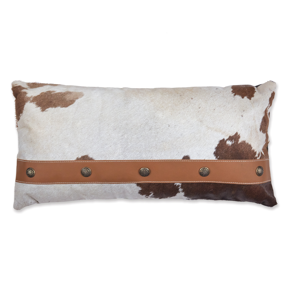 Picture of CTW Home 510636 12 x 24 in. Cowhide & Leather Lumbar Pillow