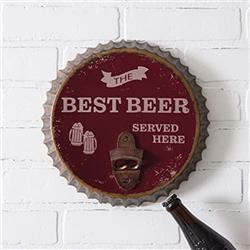 Picture of CTW Home 370837 11 in. Best Beer Sign Bottle Opener , Red