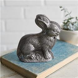 Picture of CTW Home 370843 5 in. Vintage Inspired Chocolate Mold Bunny Figurine, Silver