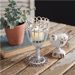 Picture of CTW Home 370863 3 x 5 in. Wire Flower Votive Holder - Pack of 2