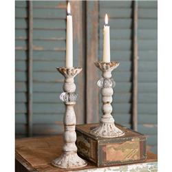 Picture of CTW Home 400122 Chrissy Taper Candle Holders - Set of 2