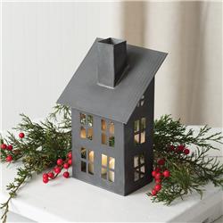 Picture of CTW Home 460333 Galvanized Bungalow Christmas Luminary