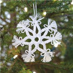 Picture of CTW Home 460346 Macrame Wreath Ornament - Box of 4