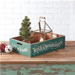 Picture of CTW Home 440134 Winter Wonderland Holiday Wood Crate