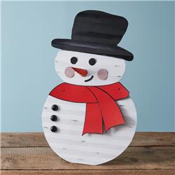 Picture of CTW Home 370917 Leaning Corrugated Snowman Figurine
