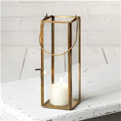Picture of CTW Home 810155BA 2 x 8 in. Thin Hayworth Lantern, Antique Brass