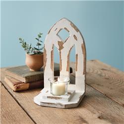 Picture of CTW Home 370712 5 x 5 x 9 in. Distressed Arch Votive Candle Holder