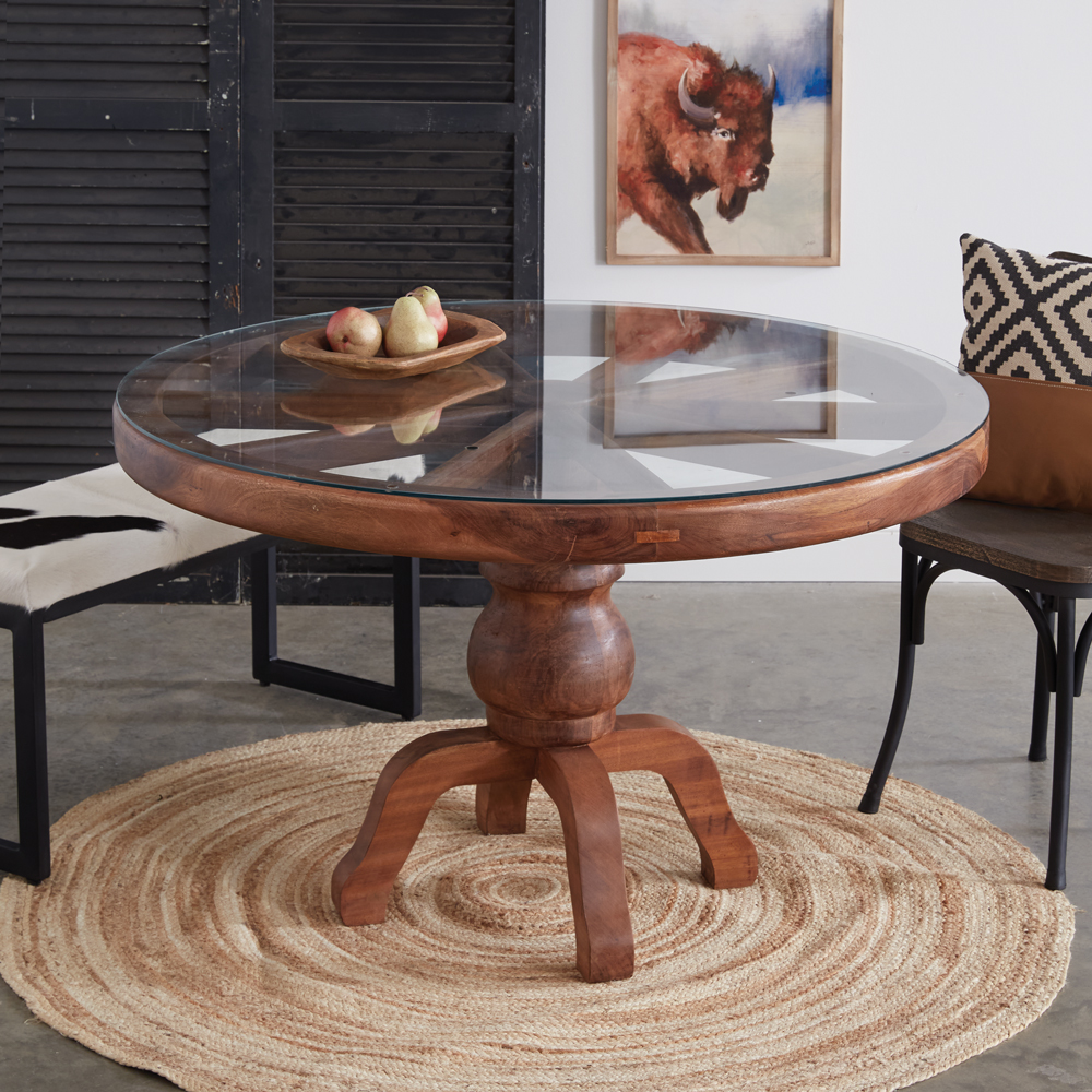 Picture of CTW Home 510714 Wagon Wheel Table