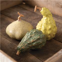 Picture of CTW Home 680660 Autumn Resin Gourds - Set of 3