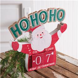 Picture of CTW Home 440343 Santa Christmas Countdown Blocks