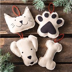 Picture of CTW Home 510718 Pet Shapes Fabric Ornaments